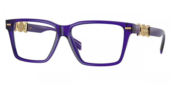 Versace Eyeglasses VE 3335 5419 Purple Transparent
