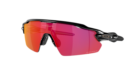 OAKLEY MEN'S OO9211 RADAR EV PITCH RECTANGULAR SUNGLASSES, POLISHED BLACK/PRIZM FIELD, 38