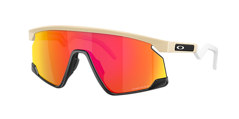 OAKLEY UNISEX SUNGLASSES MATTE DESERT TAN FRAME, PRIZM RUBY LENSES, 39