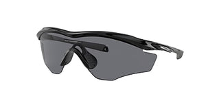 OAKLEY MEN'S OO9343 M2 FRAME XL RECTANGULAR SUNGLASSES, POLISHED BLACK/GREY, 45