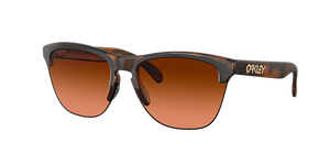 OAKLEY MEN'S OO9374 FROGSKINS LITE SQUARE SUNGLASSES, MATTE BROWN TORTOISE/PRIZM BROWN GRADIENT, 63