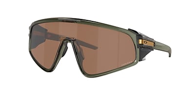 OAKLEY OO9404 LATCH PANEL RECTANGULAR SUNGLASSES, OLIVE INK/PRIZM TUNGSTEN, 35