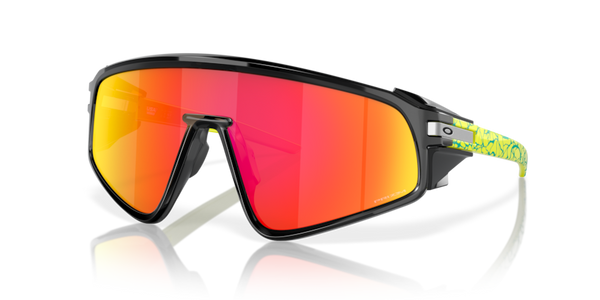 Oakley OO9404 Latch™ Panel Inner Spark Collection - Prizm Ruby Lenses,  Black Ink Frame