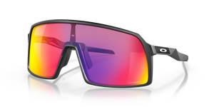 OAKLEY MEN'S OO9406A 940606 SUTRO LOW BRIDGE FIT RECTANGULAR SUNGLASSES, MATTE BLACK/SILVER/PRIZM ROAD, 37