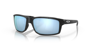 OAKLEY MAN SUNGLASSES MATTE BLACK CAMO FRAME, PRIZM DEEP WATER POLARIZED LENSES, 61MM