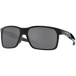 OAKLEY MEN'S OO9460 PORTAL X RECTANGULAR SUNGLASSES, POLISHED BLACK/PRIZM BLACK POLARIZED, 59