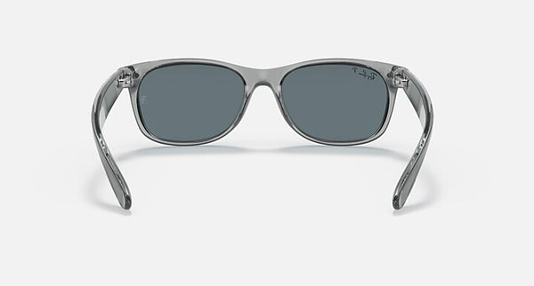 RAY-BAN NEW WAYFARER CLASSIC Sunglasses in Transparent Grey and Dark Blue 52