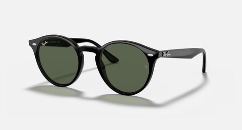 RAY-BAN RB2180 SUNGLASSES IN BLACK/DARK GREEN, 49