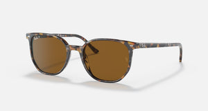 RAY-BAN ELLIOT POLISHED HAVANA BROWN GREY/B-15 BROWN, 52