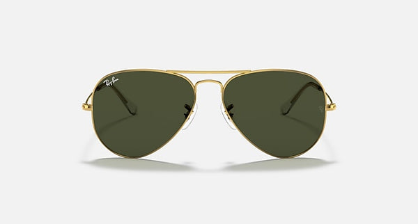 RAY-BAN Aviator Gradient Sunglasses in Gunmetal and Light Brown Gradient 62