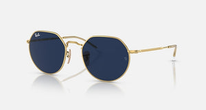 RAY-BAN JACK POLISHED ARISTA GOLD/CLEAR/BLUE TRANSITIONS®, 51