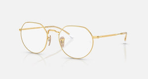 RAY-BAN JACK POLISHED ARISTA GOLD/CLEAR/BLUE TRANSITIONS®, 53