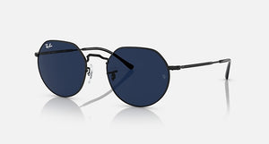 RAY-BAN JACK POLISHED BLACK/CLEAR/BLUE TRANSITIONS®, 51