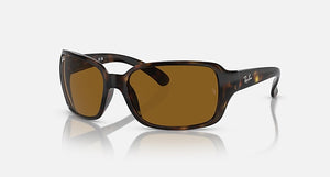 RAY-BAN RB4068 POLISHED HAVANA/BROWN, 60