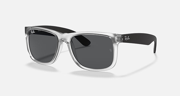 RAY-BAN JUSTIN COLOR MIX MATTE TRANSPARENT/GREY, 51