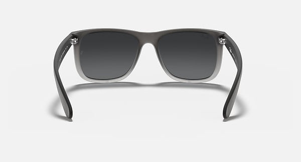 RAY-BAN JUSTIN Classic Sunglasses in Matte Grey and Grey Gradient 51