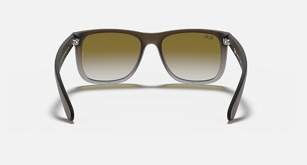 RAY-BAN JUSTIN CLASSIC Matte Brown/Green Gradient, 54