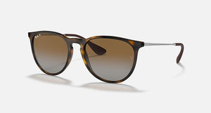 RAY-BAN ERIKA CLASSIC POLISHED LIGHT HAVANA/BROWN, 54