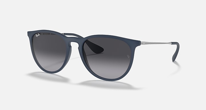 RAY-BAN ERIKA COLOR MIX MATTE BLUE/ GREY GRADIENT, 54