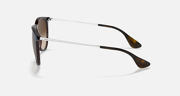 RAY-BAN ERIKA CLASSIC Sunglasses in Blue and Brown Gradient 54