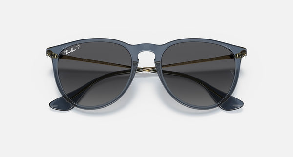RAY-BAN ERIKA CLASSIC Polished Transparent Blue/Gray