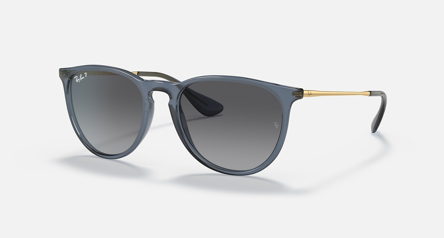 RAY-BAN ERIKA CLASSIC Polished Transparent Blue/Gray