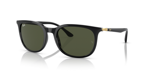 RAY-BAN RB4386 BLACK/GREEN, 54