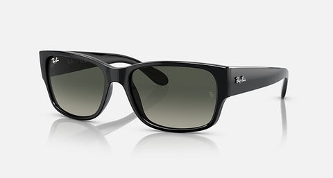 RAY-BAN RB4388 POLISHED BLACK/GREY, 58