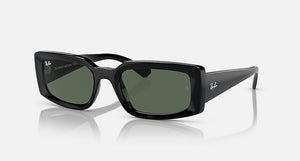 RAY-BAN KILIANE BIO-BASED POLISHED BLACK/DARK GREEN, 54