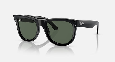 RAY-BAN WAYFARER REVERSE POLISHED BLACK/DARK GREEN, 50