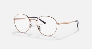 RAY-BAN RB3681 OPTICS  POLISHED ROSE GOLD, 48