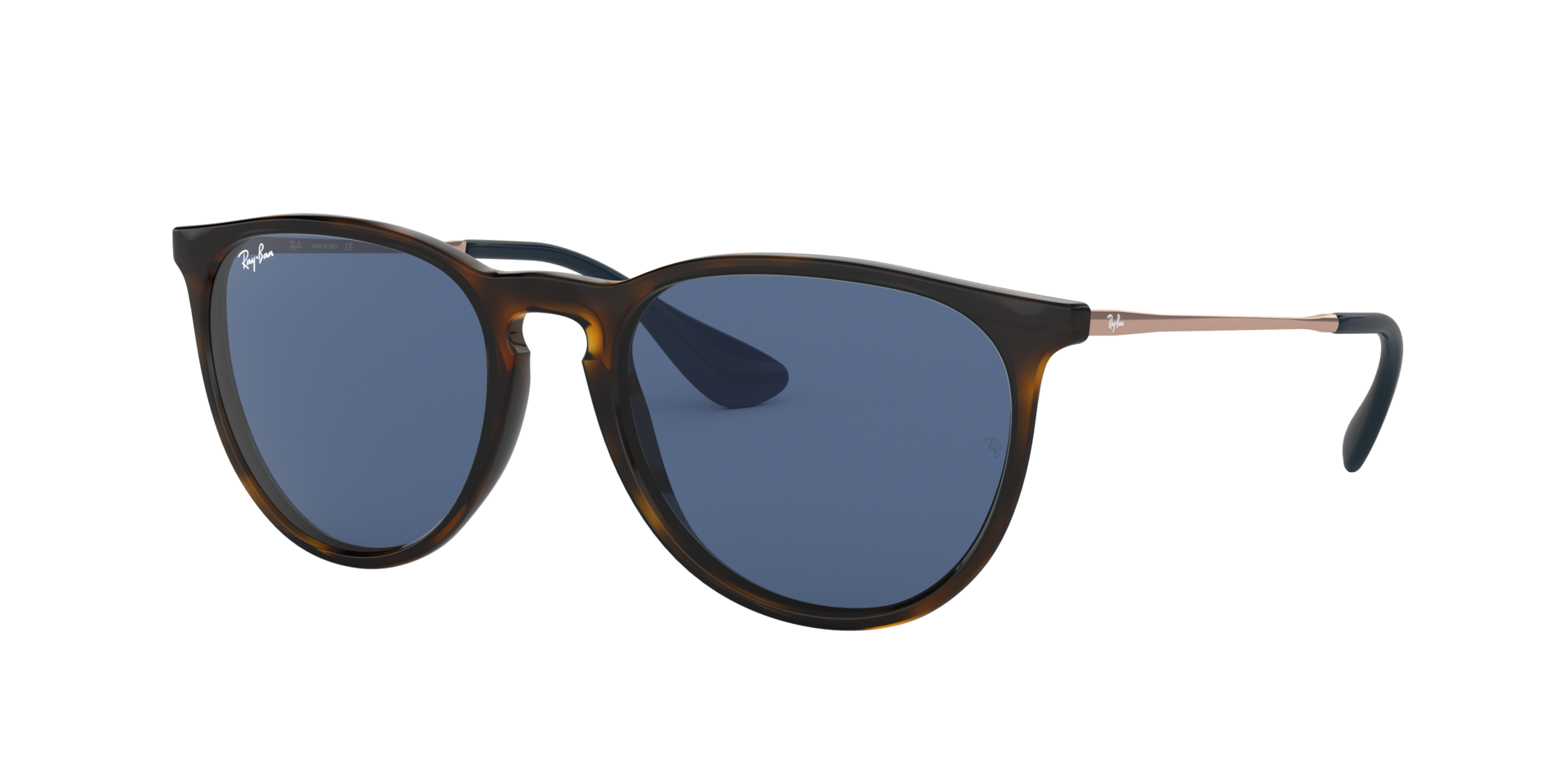 RAY-BAN ERIKA CLASSIC Sunglasses in Havana and Dark Blue 54