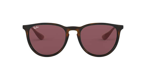 RAY-BAN ERIKA CLASSIC Sunglasses in Havana and Dark Violet 54