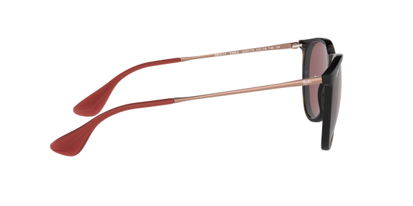 RAY-BAN ERIKA CLASSIC Sunglasses in Havana and Dark Violet 54