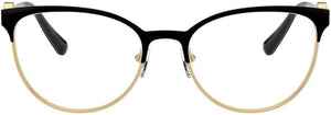 VERSACE ENAMEL MEDUSA VE 1271 BLACK WOMEN EYEWEAR FRAME, 54