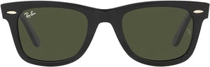 RAY-BAN ORIGINAL WAYFARER SQUARE SUNGLASSES, BLACK/GREEN CLASSIC, RB2140