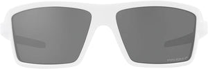 OAKLEY MEN'S CABLES RECTANGULAR SUNGLASSES, MATTE WHITE/PRIZM BLACK POLARIZED, OO9129 63