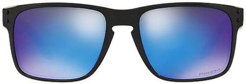 OAKLEY MEN'S HOLBROOK SQUARE SUNGLASSES, POLISHED BLACK/PRIZM SAPPHIRE, OO9102 55