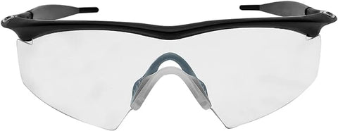 OAKLEY MEN'S M FRAME STRIKE RECTANGULAR SUNGLASSES, BLACK GREY ICON/CLEAR, OO9060 29