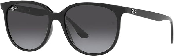 RAY-BAN WOMEN'S SQUARE SUNGLASSES, BLACK/GREY GRADIENT, RB4378 54