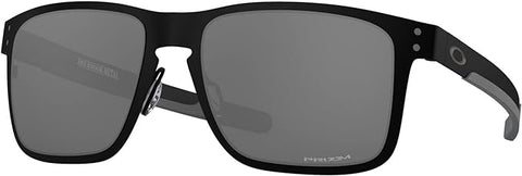 OAKLEY MEN'S HOLBROOK POLARIZED RECTANGULAR SUNGLASSES, MATTE BLACK, OO4123 55