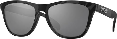 OAKLEY MEN'S FROGSKINS LOW BRIDGE FIT SQUARE SUNGLASSES, MATTE BLACK CAMO/PRIZM BLACK, 0OO9245 54