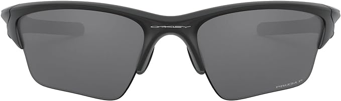 OAKLEY MEN'S HALF JACKET 2.0 XL RECTANGULAR SUNGLASSES, MATTE BLACK/PRIZM BLACK POLARIZED, OO9154 62