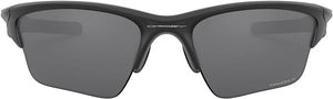 OAKLEY MEN'S HALF JACKET 2.0 XL RECTANGULAR SUNGLASSES, MATTE BLACK/PRIZM BLACK POLARIZED, OO9154 62