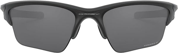 OAKLEY MEN'S HALF JACKET 2.0 XL RECTANGULAR SUNGLASSES, MATTE BLACK/PRIZM BLACK POLARIZED, OO9154 62