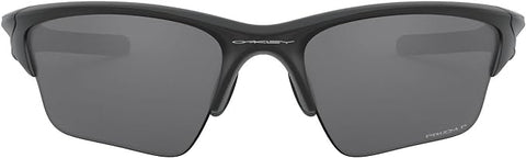 OAKLEY MEN'S HALF JACKET 2.0 XL RECTANGULAR SUNGLASSES, MATTE BLACK/PRIZM BLACK POLARIZED, OO9154 62