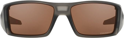 OAKLEY MEN'S HELIOSTAT RECTANGULAR SUNGLASSES, MATTE GREY SMOKE/PRIZM TUNGSTEN POLARIZED,OO9231 61