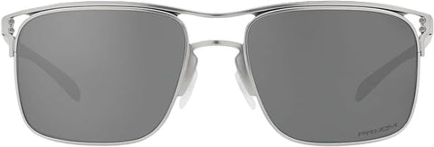 OAKLEY MEN'S HOLBROOK TI SQUARE SUNGLASSES, SATIN CHROME/PRIZM BLACK, OO6048 57