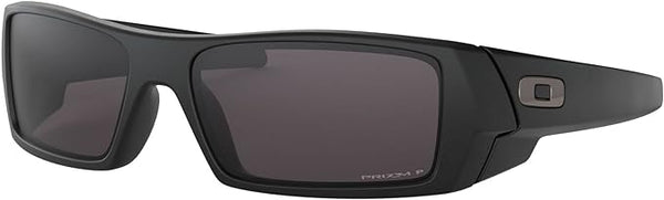 OAKLEY MEN'S GASCAN RECTANGULAR SUNGLASSES, MATTE BLACK/PRIZM GREY POLARIZED, OO9014 60