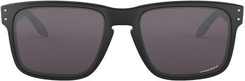 OAKLEY MEN'S HOLBROOK SQUARE SUNGLASSES, MATTE BLACK ON BLACK/PRIZM BLACK POLARIZED, OO9102 55